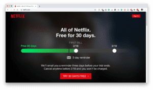 Netflix (30-day free trial)